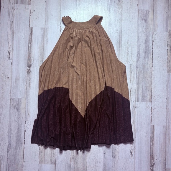 Free People Pleated Love Mini Dress Size Medium - Picture 8 of 8